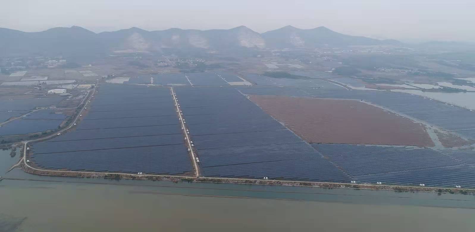 分宜108MW漁光互補光伏發電項目